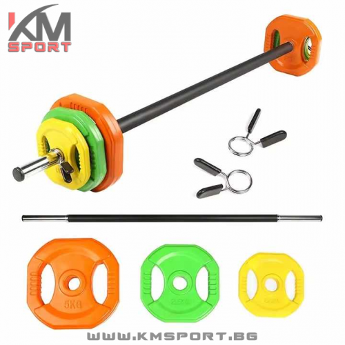 Комплект за body pump - лост с тежести Комплект за body pump - лост с тежести